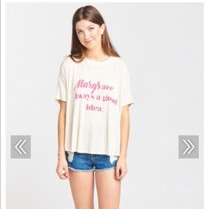 NWT Mumu Margs are always a good idea -Emerson Tee